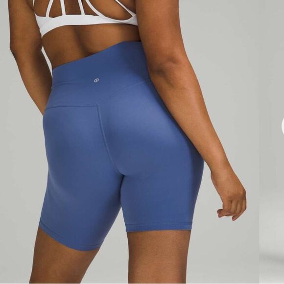 Lululemon high rise align shorts water drop blue 2 - Picture 8 of 8